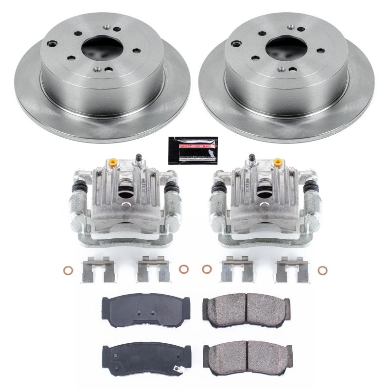 PSB Autospecialty Kit w/Cals - Power Stop 07-09 Hyundai Santa Fe Rear Autospecialty Brake Kit w/Calipers