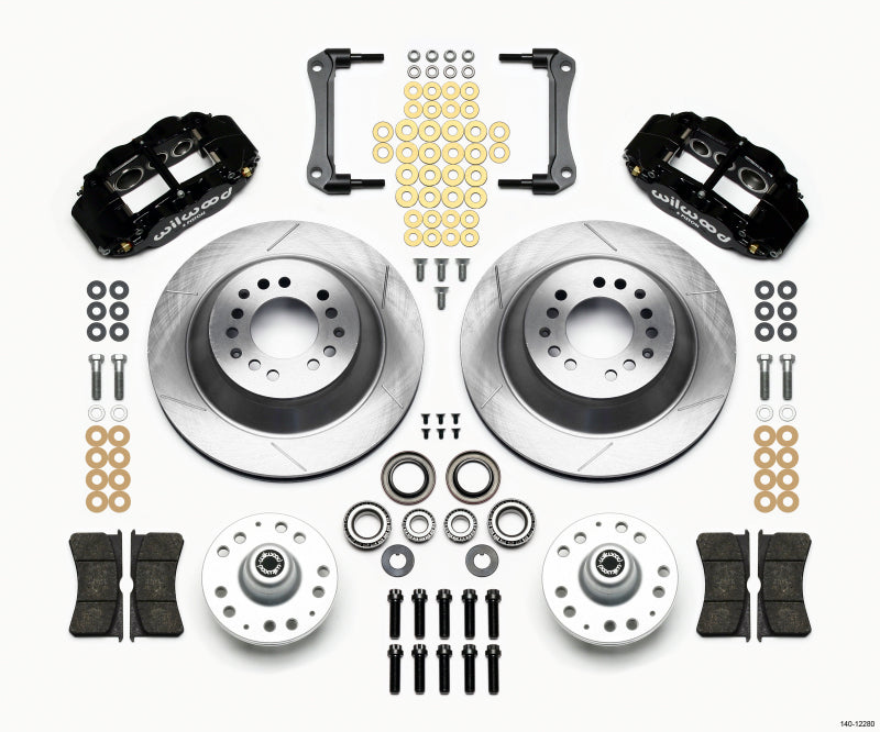 WIL Superlite Brake Kit - Wilwood Narrow Superlite 6R Front Hub & 1PC Rtr Kit 12.88in 79-81 Camaro