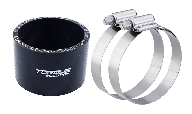 TQS Silicone Couplers - Black - Torque Solution 02-07 Subaru WRX / 04-18 Subaru WRX STI Throttle Body Hose Coupler