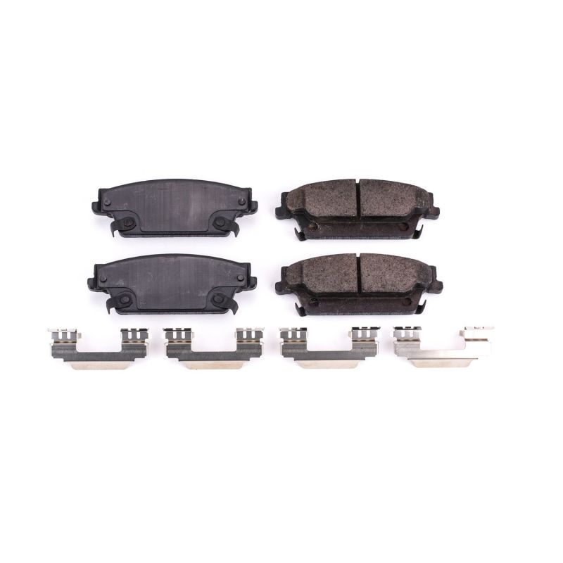 PSB Z17 Evolution Brake Pads - Power Stop 06-07 Cadillac CTS Rear Z17 Evolution Ceramic Brake Pads w/Hardware