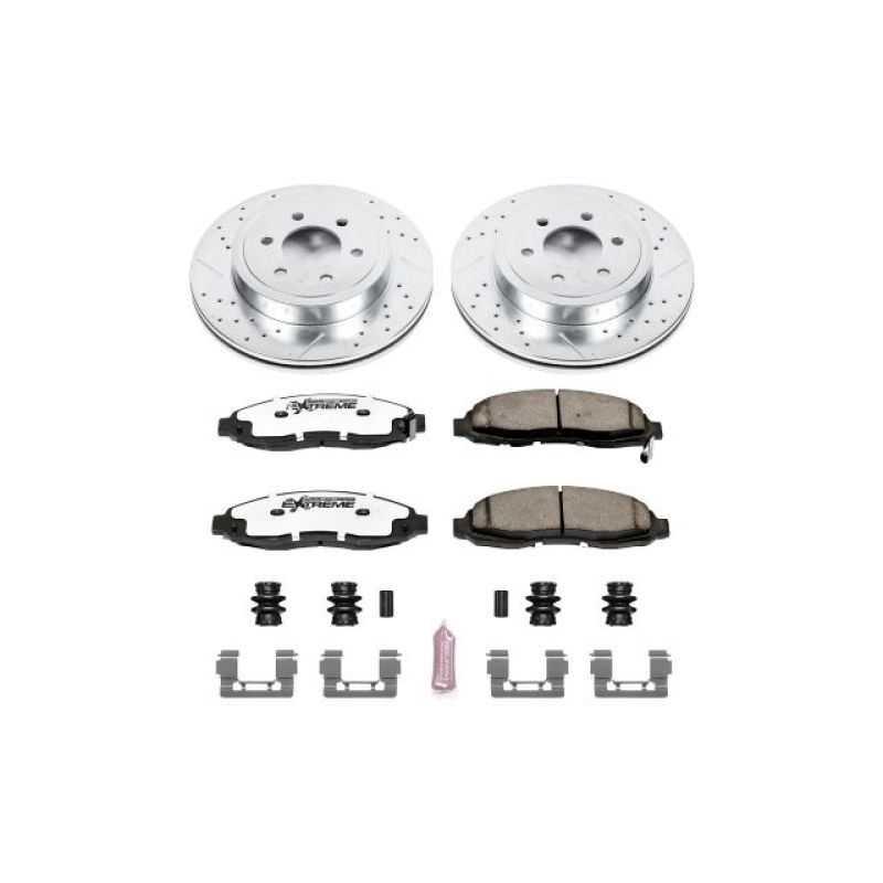 PSB Z36 Truck & Tow Kit - Power Stop 03-04 Dodge Dakota Front Z36 Truck & Tow Brake Kit