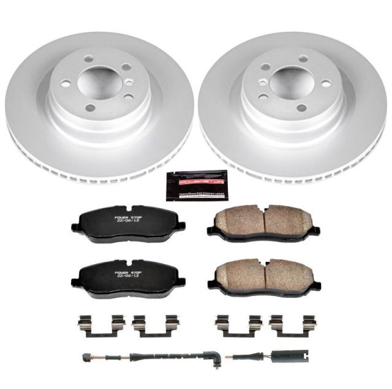 PSB Z23 Evolution Coated Kit - Power Stop 06-09 Land Rover Range Rover Front Z23 Evolution Sport Coated Brake Kit