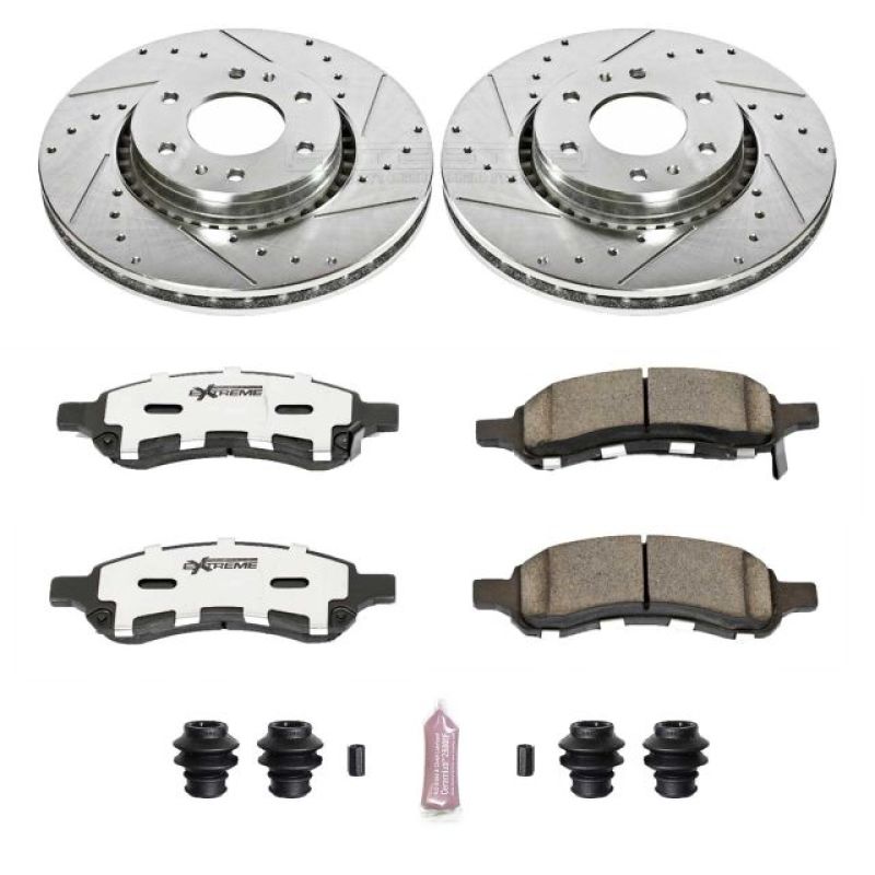 PSB Z26 Street Warrior Kit - Power Stop 06-07 Buick Rainier Front Z26 Street Warrior Brake Kit