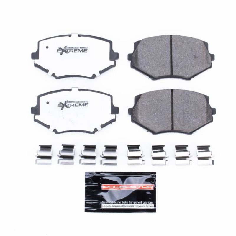 PSB Z26 Extreme Brake Pads - Power Stop 94-97 Mazda Miata Front Z26 Extreme Street Brake Pads w/Hardware