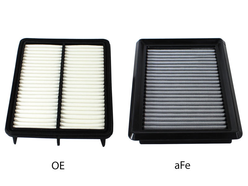 AFE P5R Drop In Air Filter - aFe MagnumFLOW OEM Replacement Air Filter Pro DRY S 2014 Mazda 3 L4 2.0L/2.5L