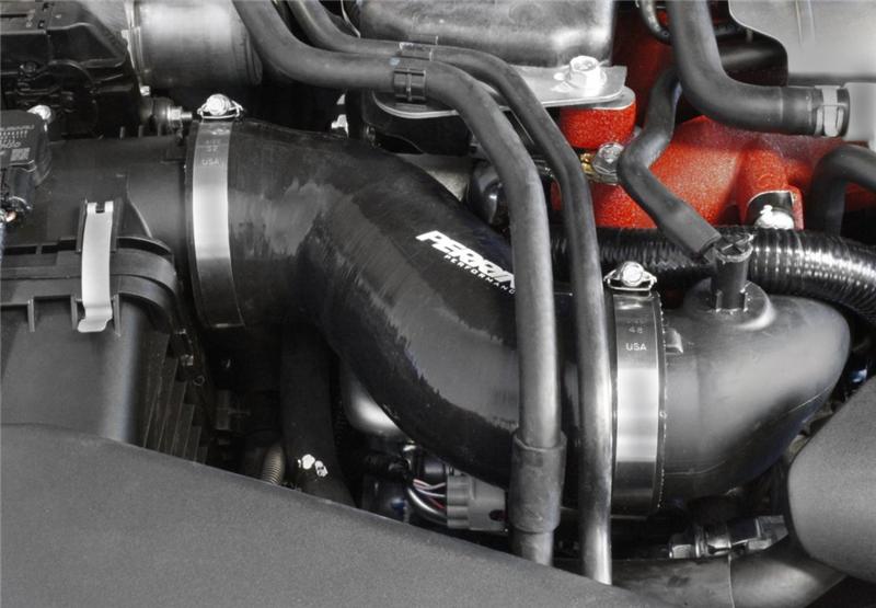 PA Air Box Hose - PERRIN 02-07 Subaru WRX/STi AFTA-MAF Intake Tube Air-Box to Inlet Hose - Black