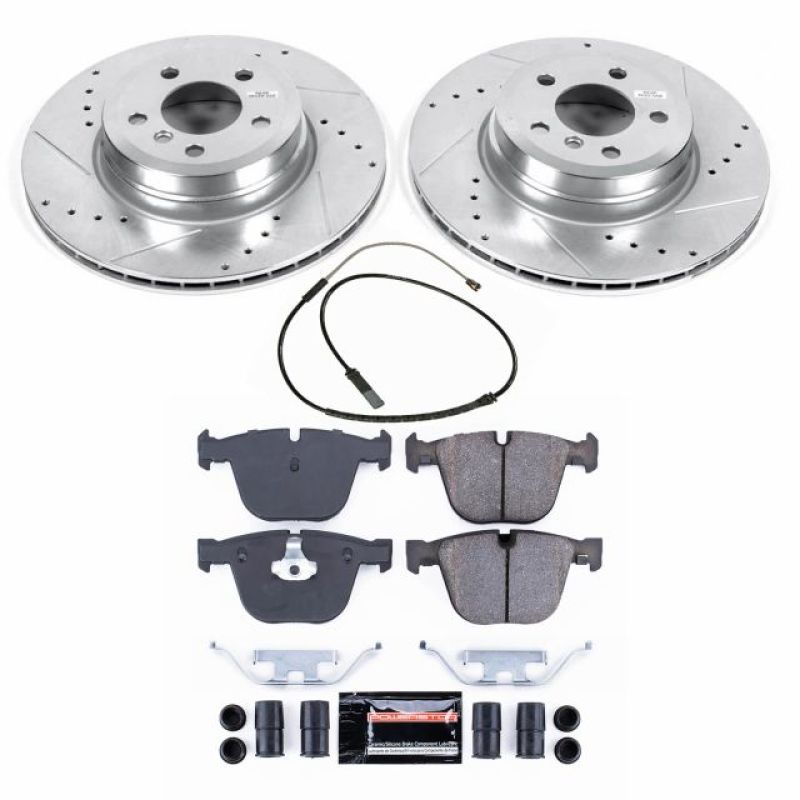 PSB Z23 Evolution Kit - Power Stop 2019 BMW X6 Rear Z23 Evolution Sport Brake Kit