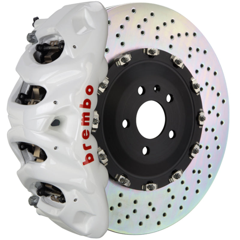 BRB Big Brake Kits - Brembo 19+ 330i Front GT BBK 6 Piston Cast 380x34 2pc Rotor Drilled-White
