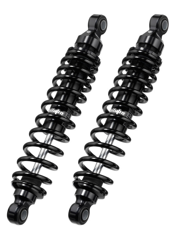 BIT WMB0 Twinshocks - Bitubo WMB0 Twinshocks Adjustable: Spring Preload, Length 306mm, Dark Edition