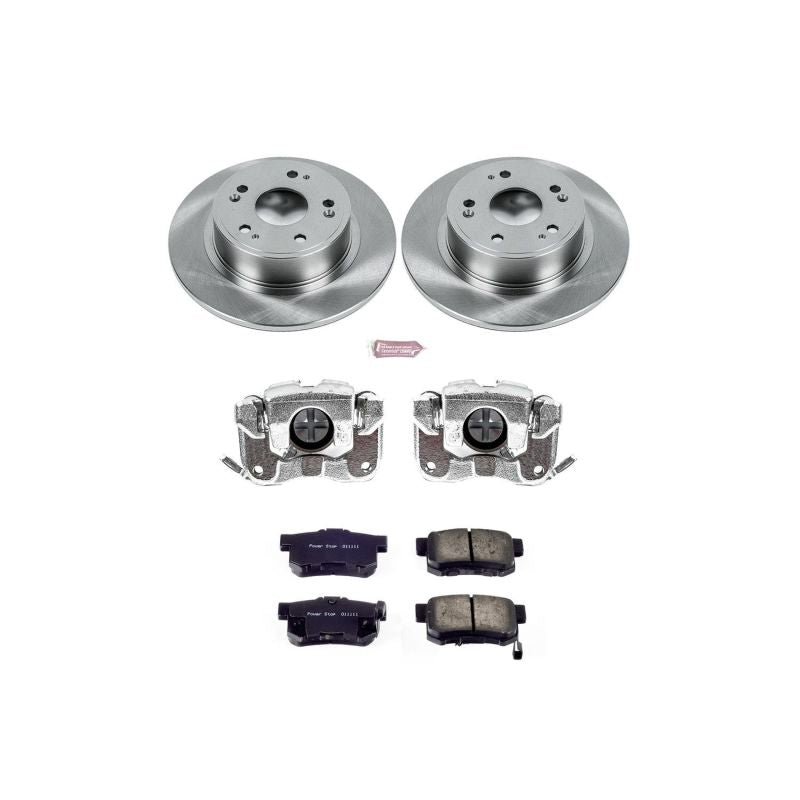 PSB Autospecialty Kit w/Cals - Power Stop 16-18 Acura ILX Rear Autospecialty Brake Kit w/Calipers