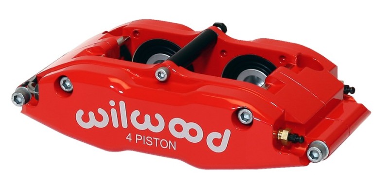 WIL Superlite Caliper - Wilwood Caliper-BNSL4R-Red 1.75in Pistons 1.10in Disc