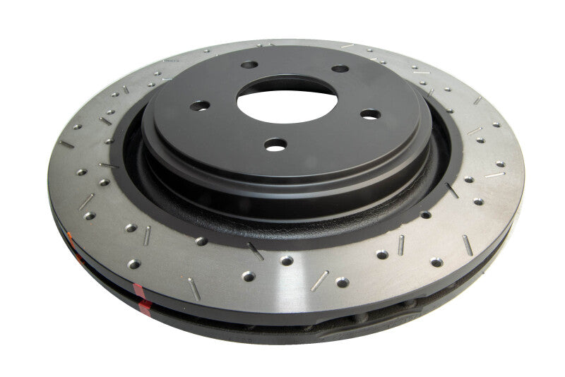 DBA 4000 Slot&Drill Rotors - DBA 2009 Chevrolet Corvette ZR1 4000 Series Drilled and Slotted Rear Rotor