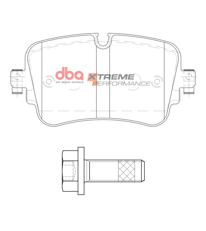 DBA XP Performance Brake Pads - DBA 19-21 Audi A8 Quattro Rear XP Performance Brake Pads