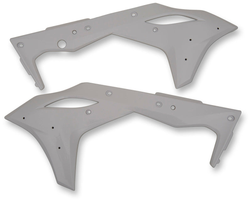 CYC Radiator Shroud - Cycra 17-20 Kawasaki KX250F Powerflow Radiator Shrouds - White