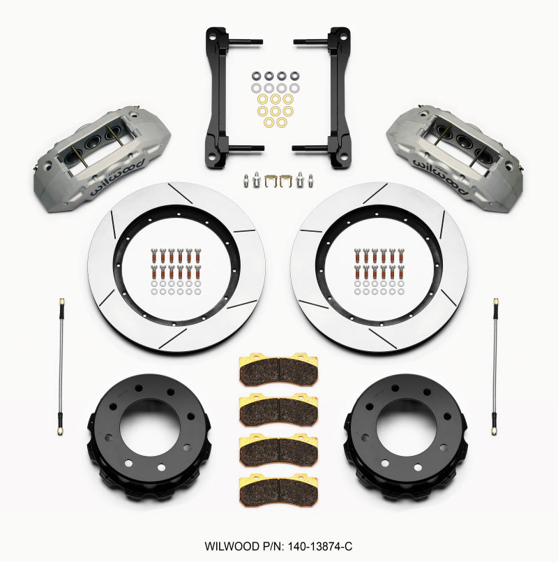 WIL TX6R Brake Kit - Wilwood TX6R Rear Kit 15.50in Clear Ano 2011-2015 GM Truck/SUV 2500