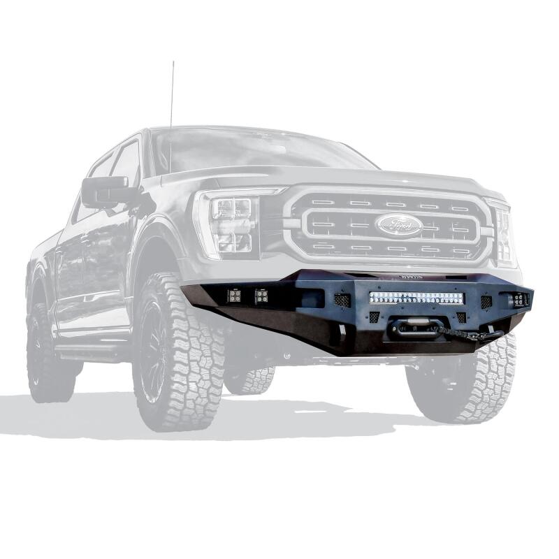 WES Pro-Series Bumpers - Westin 21-23 Ford F-150 (Excl. 2022+ Lightning EV) Pro-Series Front Bumper - Tex. Blk