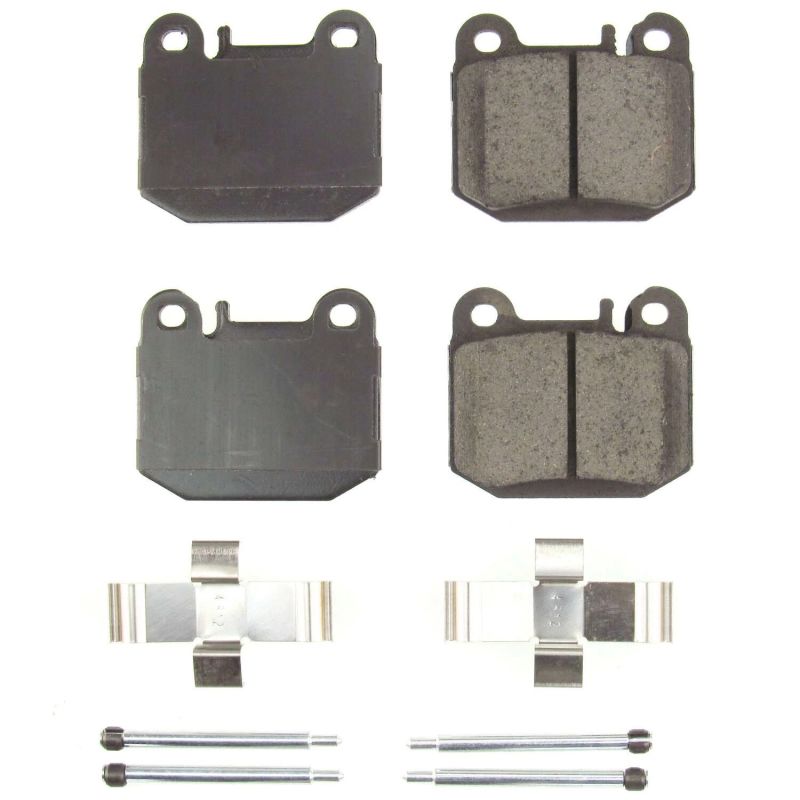 PSB Z17 Evolution Brake Pads - Power Stop 00-03 Mercedes-Benz ML55 AMG Rear Z17 Evolution Ceramic Brake Pads w/Hardware