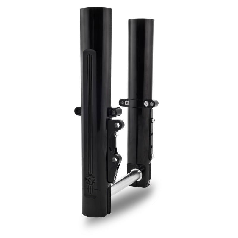 PFM Fork Legs - Performance Machine 00-07 FL Lower Leg Assembly - Black Ano