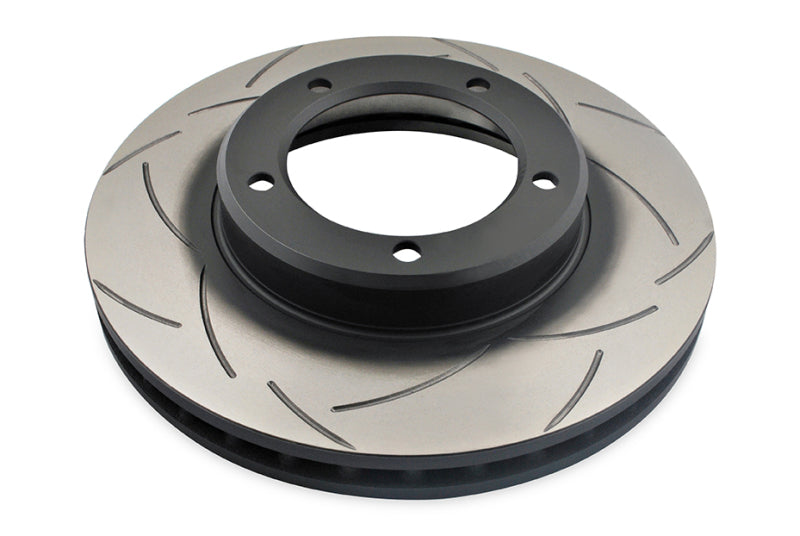 DBA 4x4 Survival Series Rotors - DBA 98-06 Toyota 70 Landcruiser (Reverse Mount) 4X4 Survival T2 Slotted Front Brake Rotor