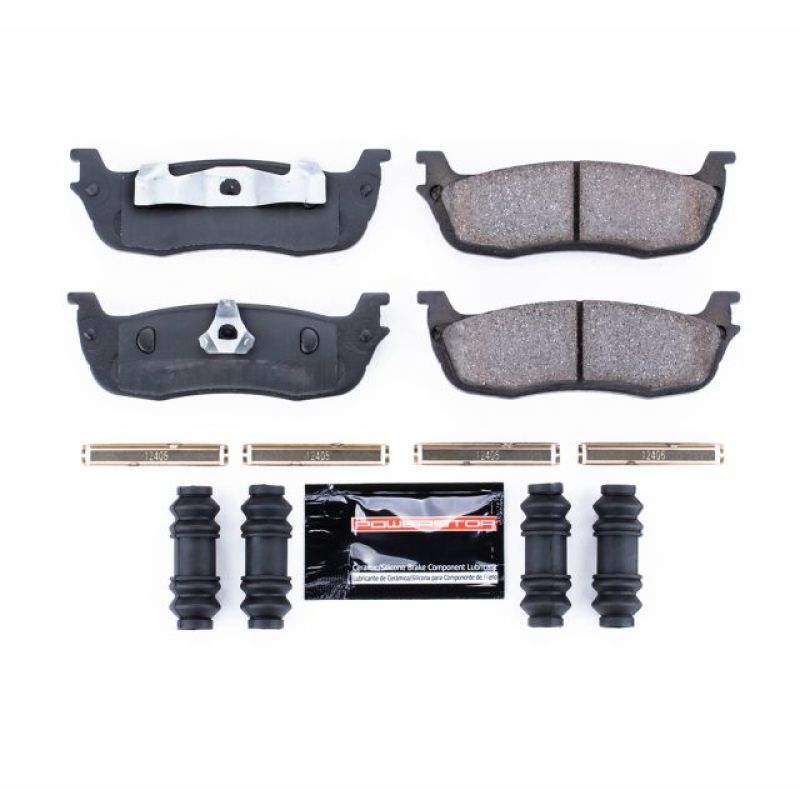 PSB Z23 Evolution Brake Pads - Power Stop 97-02 Ford Expedition Rear Z23 Evolution Sport Brake Pads w/Hardware