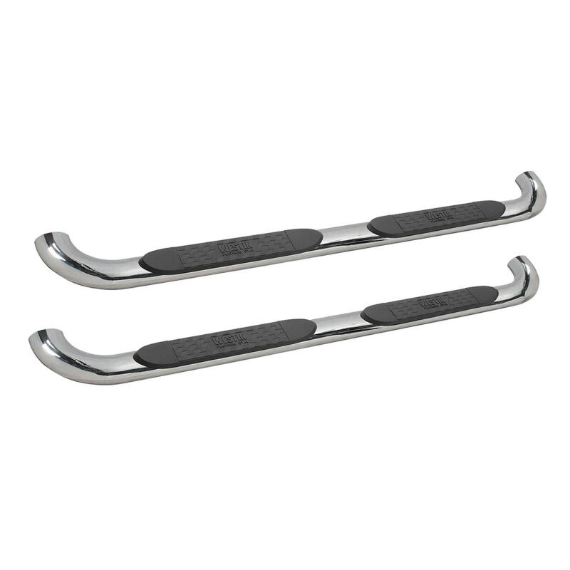 WES Nerf Bars - Platinum 4 - Westin 19-20 Dodge Ram 1500 Crew Cab (Except Classic) 4 Oval Nerf Step Bars - Stainless Steel