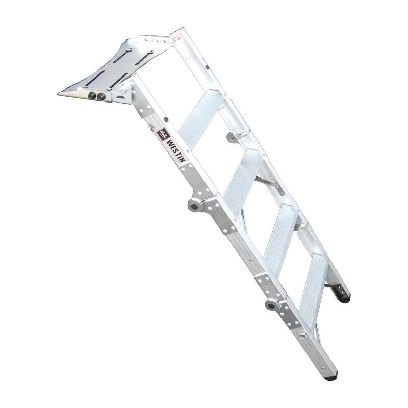 WES Truck-Pal Tailgate Ladder - Westin Truck-Pal Tailgate Ladder - Aluminum
