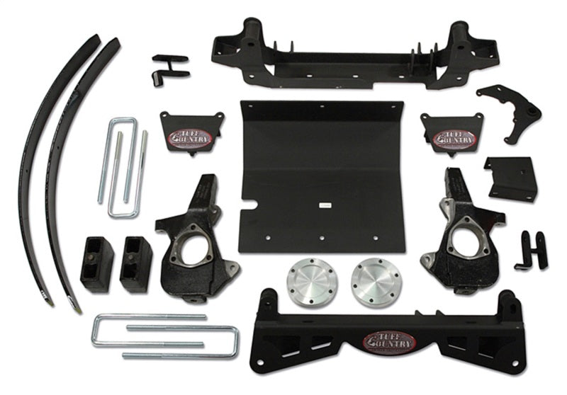 TUF Lift Kits - Tuff Country 2006 Sierra 1500 4X4 4in Lift Kit (w/Multi-Piece Sub Frame w/Factory Air Ride Shocks)