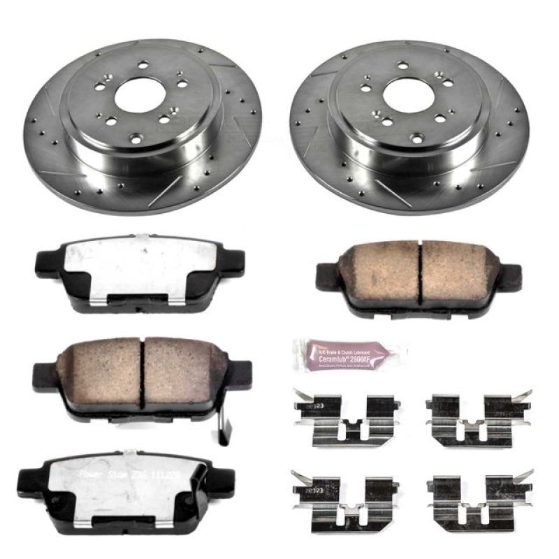 PSB Z36 Truck & Tow Kit - Power Stop 06-14 Honda Ridgeline Rear Z36 Truck & Tow Brake Kit
