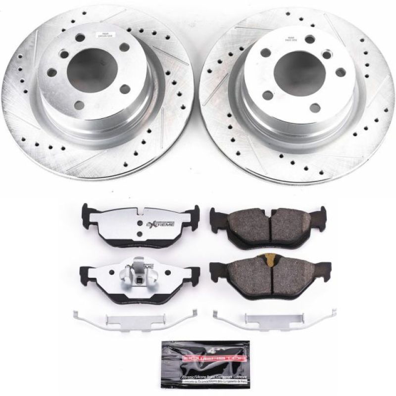 PSB Z26 Street Warrior Kit - Power Stop 08-10 BMW 128i Rear Z26 Street Warrior Brake Kit