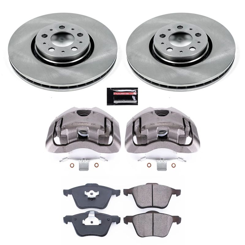 PSB Autospecialty Caliper - Power Stop 03-14 Volvo XC90 Front Autospecialty Kit w/Cals