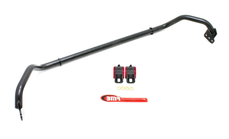 BMR Sway Bar Kits - BMR 10-12 5th Gen Camaro Front Hollow 29mm Adj. Sway Bar Kit w/ Bushings - Black Hammertone