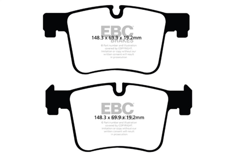 EBC Greenstuff Brake Pad Sets - EBC 11+ BMW X3 2.0 Turbo (F25) Greenstuff Front Brake Pads