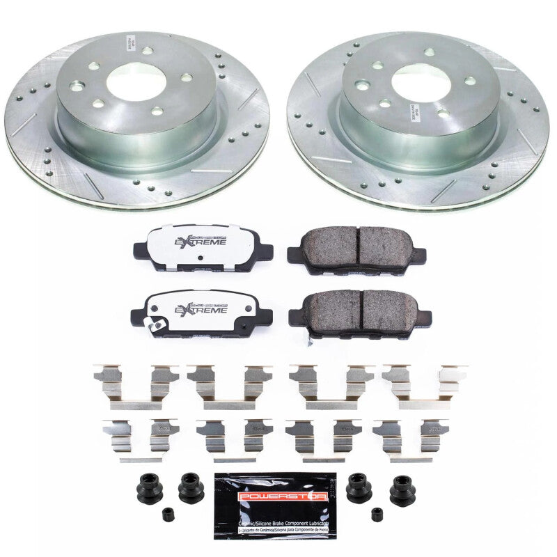 PSB Z26 Street Warrior Kit - Power Stop 08-09 Infiniti EX35 Rear Z26 Street Brake Kit