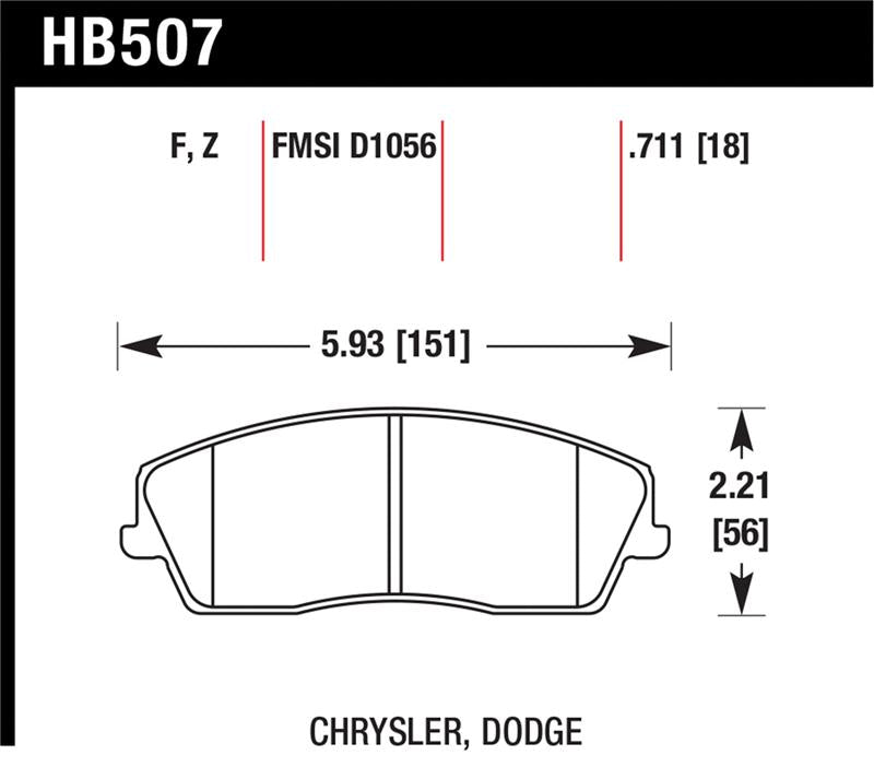 HAWK Ceramic Brake Pad Sets - Hawk Performance Ceramic Street Brake Pads