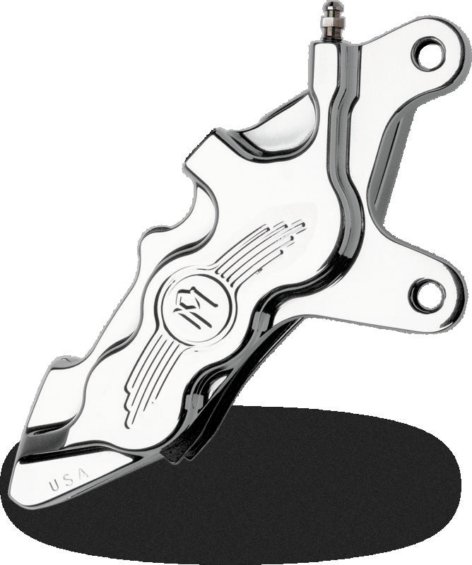 PFM Brake Calipers - Performance Machine  Frt 6 Pistn Diff Bore Clpr - Chrome
