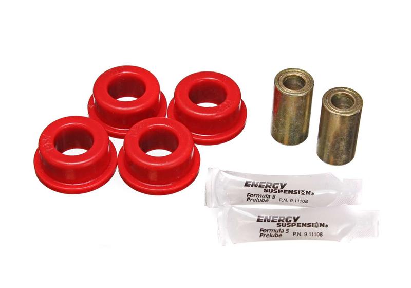 ES Track Arm Bushings - Red - Energy Suspension 93-98 Jeep Grand Cherokee Red Rear Track Arm Bushing Set