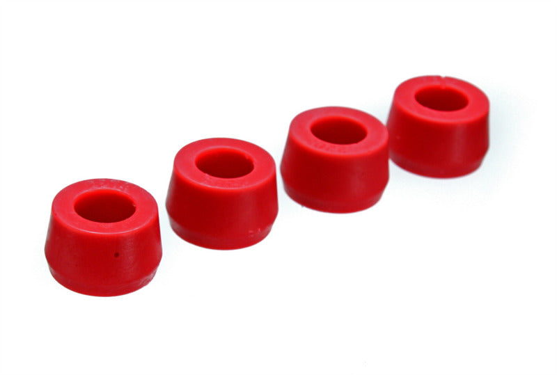 ES Shock Eye Bushings - Red - Energy Suspension Red Half Shock Bushing for Hour Glass Style 5/8in ID / 1in min - 1 1/8in max OD