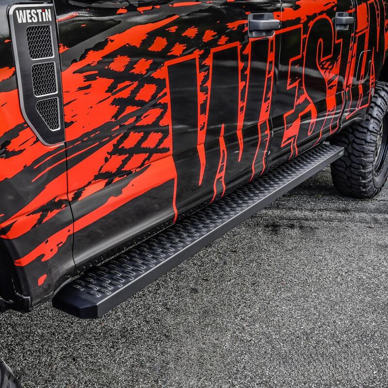 WES Running Boards - Grate - Westin Grate Steps Running Boards 90 in - Textured Black