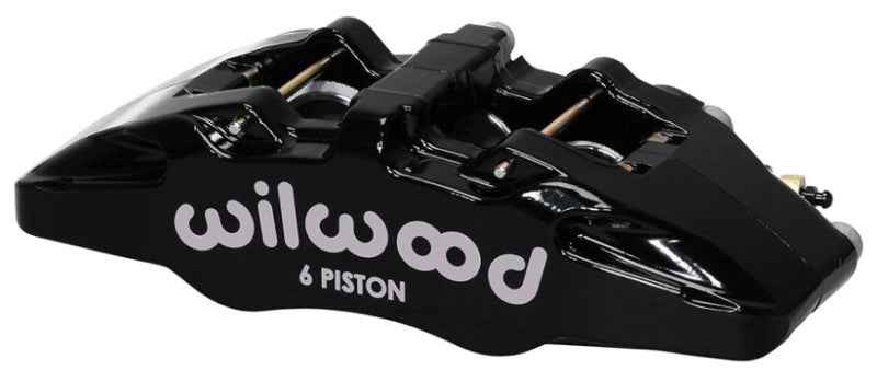 WIL Dynapro Caliper - Wilwood Caliper-Forged Dynapro 6 5.25in Mount-R/H 1.62/1.12/1.12in Pistons 0.81in Disc