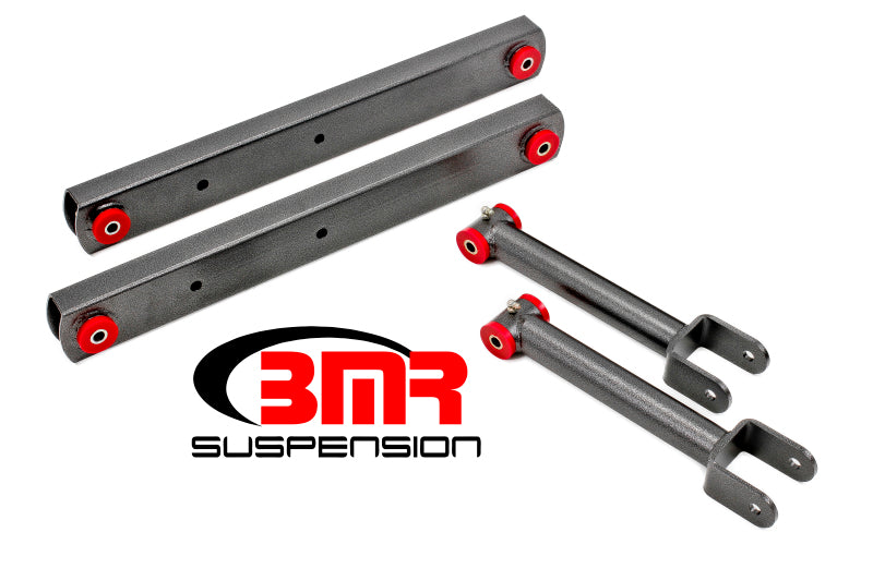 BMR Suspension Arm Kits - BMR 64-67 A-Body Non-Adj. Rear Suspension Kit - Black Hammertone