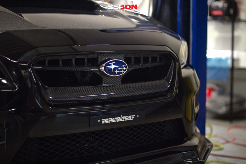 SEI Grilles - Seibon 2015 Subaru WRX OEM Carbon Fiber Front Grill
