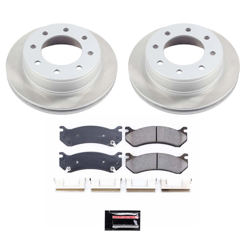 PSB Semi-Coated Rotor Kits - Power Stop 03-09 Hummer H2 Rear Semi-Coated Rotor Kit