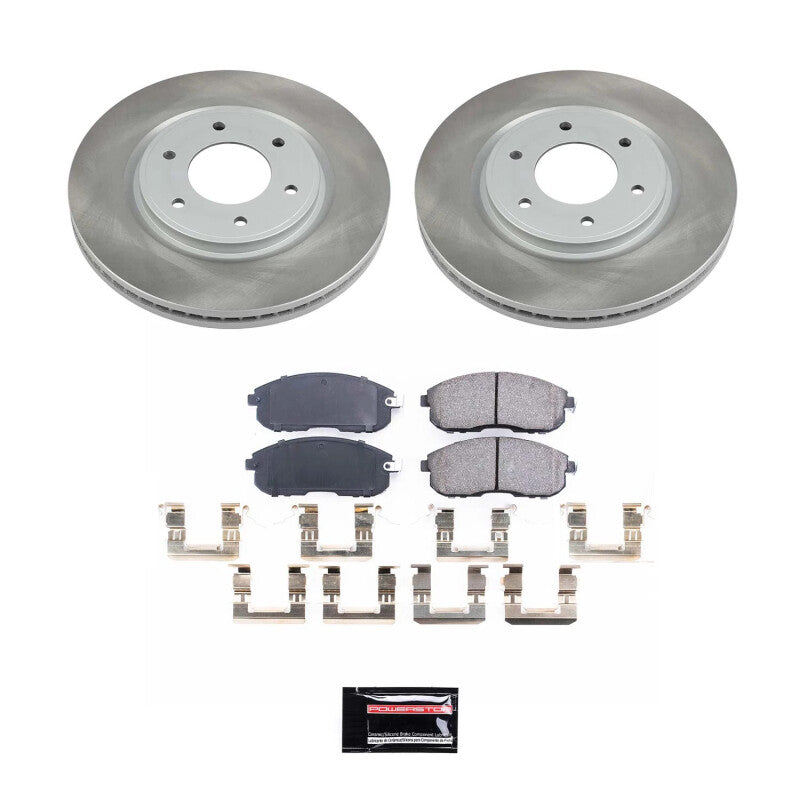 PSB Semi-Coated Rotor Kits - Power Stop 07-13 Nissan Altima Front Semi-Coated Rotor Kit
