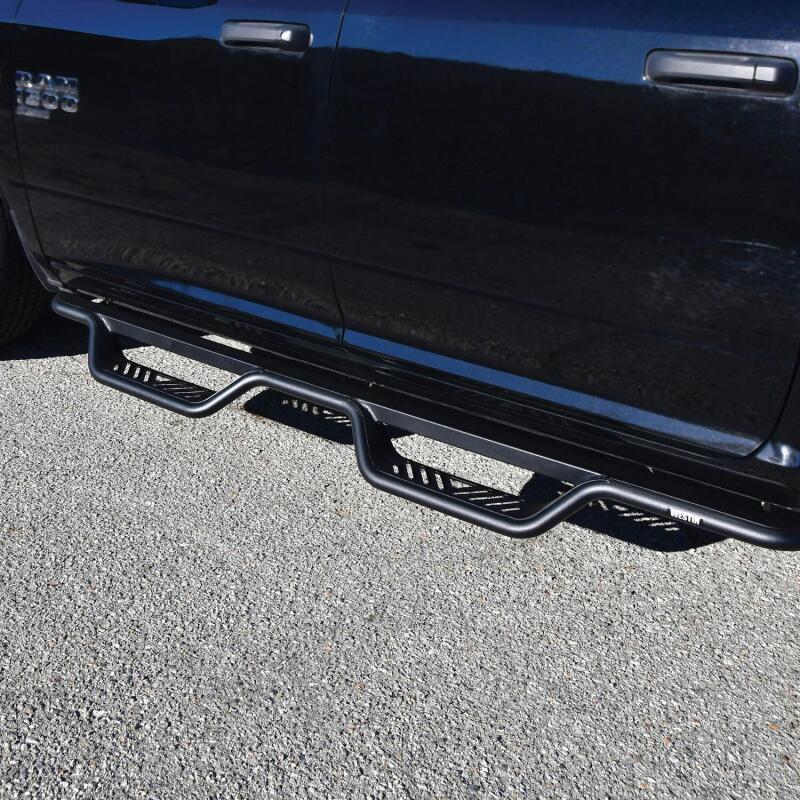 WES Nerf Bars - Outlaw - Westin 19-23 RAM 1500 Classic Crew Cab Outlaw Drop Nerf Step Bars - Textured Black