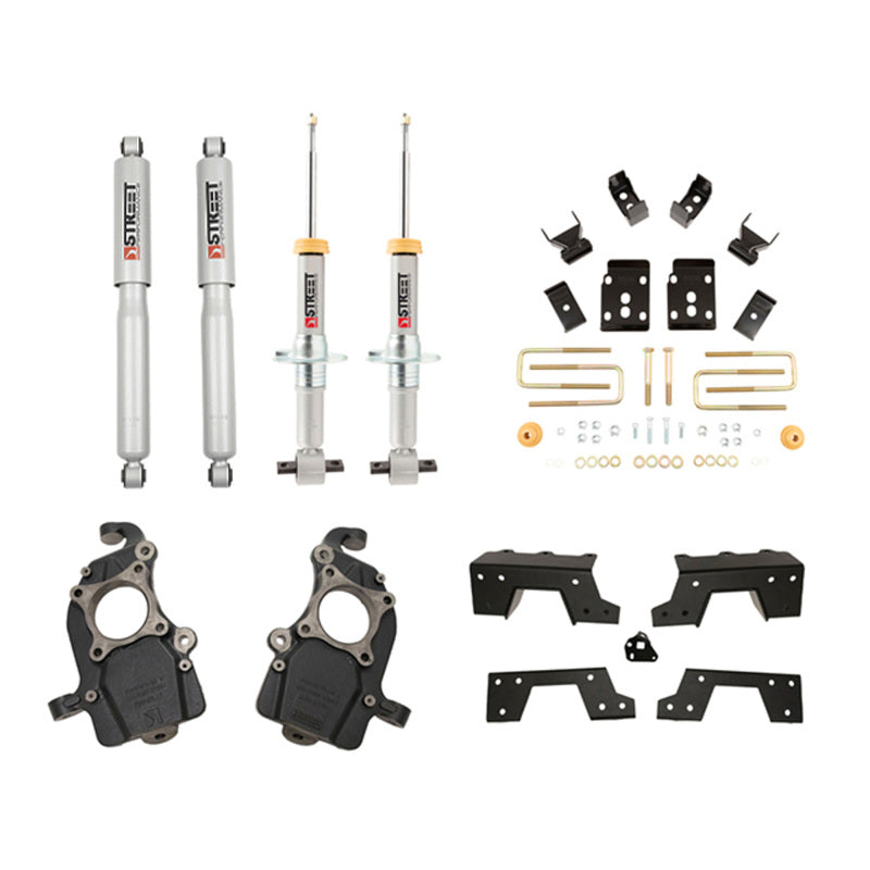 BT Lower Kit w SP Shocks - Belltech 15-20 Ford 150 (All Cabs) 2WD/4WD Street Performance Lowering Kit