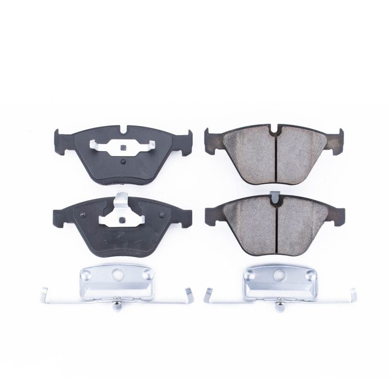 PSB Z17 Evolution Brake Pads - Power Stop 2011 BMW 1 Series M Front Z17 Evolution Ceramic Brake Pads w/Hardware