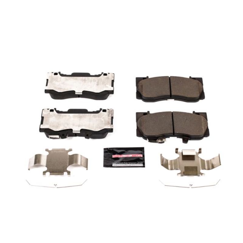 PSB Z23 Evolution Brake Pads - Power Stop 15-19 Ford Mustang Front Z23 Evolution Sport Brake Pads w/Hardware
