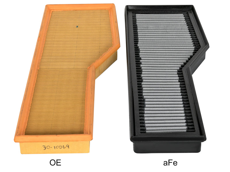 AFE Direct Fit Pro DRY S Air Filter - aFe Magnum FLOW Pro DRY S OE Replacement Filter 04-08 Porsche 911 Carrera (997) H6 3.6L