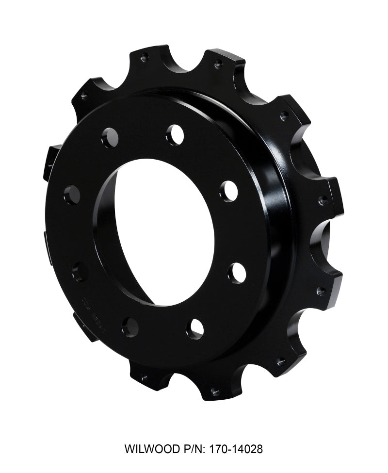 WIL Rotor Hat - Wilwood Hat-Park Brake 1.78in Offset 8 x 6.50 - 12 on 10.75in