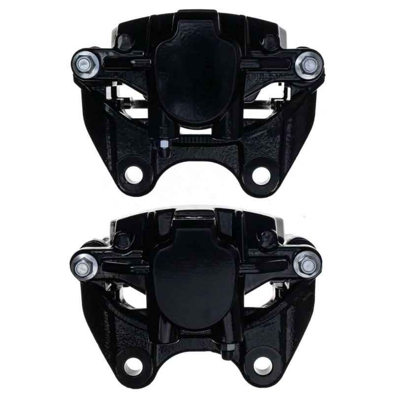 PSB Black Calipers - Power Stop 07-20 Cadillac Escalade Rear Black Caliper - Pair w/Bracket